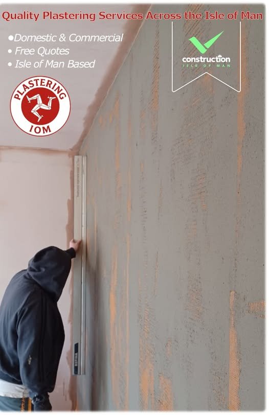 An old lime mortar wall with a basecoat render and reinforcing mesh applied, ready for its finish coat